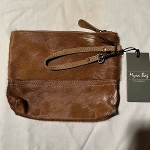 Myra Bag Cowhide Wristlet